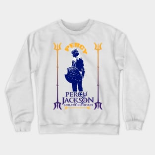 percy jackson and the olympians Walker Scobell graphic design Crewneck Sweatshirt